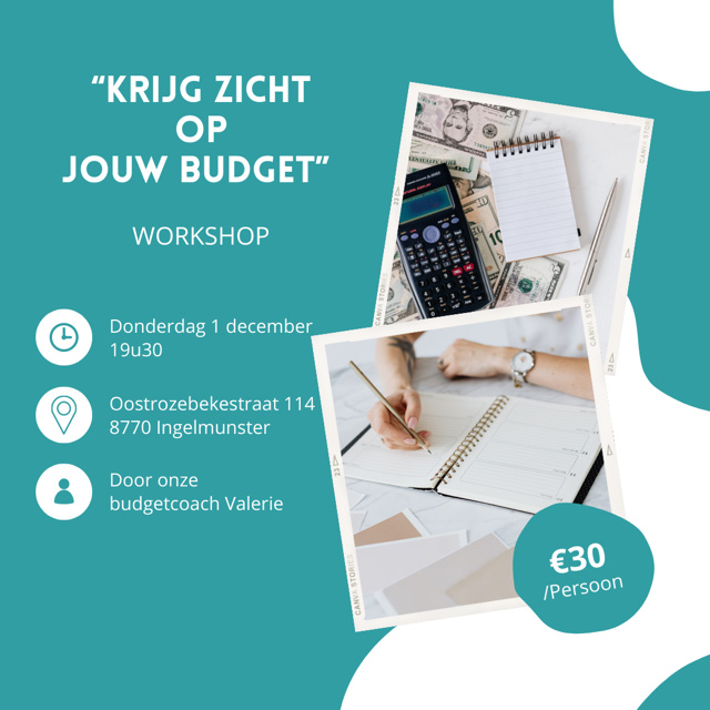 Workshop “Inzicht in je budget”
